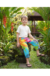 Hand Painted Rayon Kids Pants